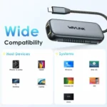 WAVLINK NWU330GD Support 95W PD Output USB-C to RJ45 2.5Gbps Network Converter - Image 7