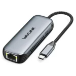 WAVLINK NWU340GD With 95W Charging Port 5Gbps USB-C to RJ45 Ethernet Adapter Converter