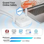 WAVLINK WNT100X3  AX3000 160MHz MU-MIMO OFDMA VPN Dual Band WiFi 6 Travel Router - Image 5