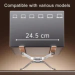 P70W Adjustable Height Solid Wood + Aluminum Alloy Cooling Stand for 14-16 inch Laptops - Image 8