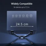 P70 X-Shape Aluminum Alloy Stand Height Adjustable Foldable Cooling Bracket for Laptop / Tablet - Image 3
