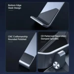 P70 X-Shape Aluminum Alloy Stand Height Adjustable Foldable Cooling Bracket for Laptop / Tablet - Image 5