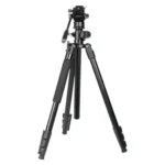 JMARY KS355+HG60 360 Degree Panoramic Ball Head DSLR Camera 2-in-1 Monopod Tripod