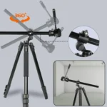 JMARY KS355+HG60 360 Degree Panoramic Ball Head DSLR Camera 2-in-1 Monopod Tripod - Image 3
