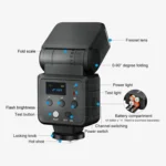 VLOGLITE F32 For Fuji Nikon Canon Sony DSLR Camera External Flash Light Portable Hot Shoe Light - Image 8