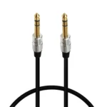 JUNSUNMAY 6.35mm 1/4 inch Male to Male Stereo Headphone Guitar Extension Cable Cord