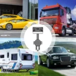 H256 360 Degree Rotation Cellphone Navigation Bracket Car Rearview Mirror Phone Holder - Image 3