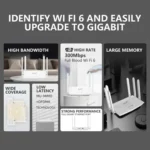 WR900-E Eurasian Version 4G SIM Card 6 Antennas 4 LAN Ports Router LTE WiFi6 Router - Image 4