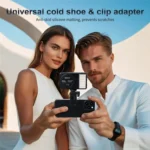 JMARY FM-168R Dual Color Temperature 160 LED Beads Portable Magnetic Phone Fill Light - Image 3