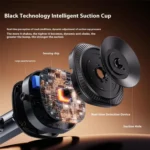 X75 360 Degree Rotation Magnetic Bracke Car Phone Holder Electric Suction Cup Holder - Image 3