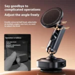 X75 360 Degree Rotation Magnetic Bracke Car Phone Holder Electric Suction Cup Holder - Image 4