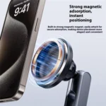 X75 360 Degree Rotation Magnetic Bracke Car Phone Holder Electric Suction Cup Holder - Image 6