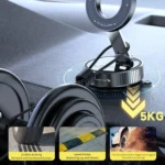 K1 360 Degree Rotation Foldable Navigation Stand Magnetic Car Phone Holder Suction Cup Base - Image 8