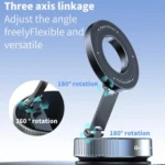 K1 360 Degree Rotation Foldable Navigation Stand Magnetic Car Phone Holder Suction Cup Base - Image 10