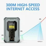 A50 Support 8 Devices Portable SIM Card 4G WiFi Router Rechargeable Time Display Router - Image 6