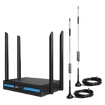 ED126-E With 2 Outdoor Suction Cup Antennas 4G LTE Router WiFi CPE Wireless Network Router