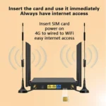 ED126-E With 2 Outdoor Suction Cup Antennas 4G LTE Router WiFi CPE Wireless Network Router - Image 6