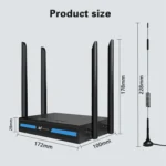 ED126-E With 2 Outdoor Suction Cup Antennas 4G LTE Router WiFi CPE Wireless Network Router - Image 8