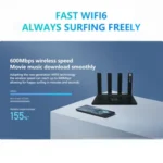 WR800 600Mbps High Speed 4G LTE WiFi Router 4 LAN Ports WiFi 6 - Image 6