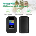MF860 For Travel Wireless Pocket Hotspot Color Screen Portable 4G LTE WiFi Router - Image 2
