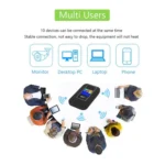 MF860 For Travel Wireless Pocket Hotspot Color Screen Portable 4G LTE WiFi Router - Image 6