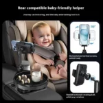 CP242 Universal 4 in 1 Car Phone Holder Cup Holder Tray Stand Car Cup Holder Expansion Tray - Image 5