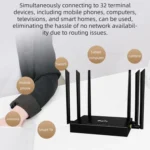 ED128-L 300Mbps Wireless WiFi Home Office SIM Card American Version 4G LTE Industrial Router - Image 7