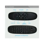 C120 2.4G Mini Keyboard Wireless Remote Mouse with 3-Gyro & 3-Gravity Sensor for PC / HTPC / IPTV / Smart TV and Android TV Box etc - Image 14