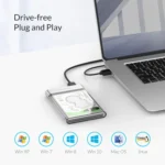 ORICO 2129U3 2.5 inch Transparent USB 3.0 Hard Drive Enclosure - Image 6