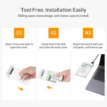 ORICO 2129U3 2.5 inch Transparent USB 3.0 Hard Drive Enclosure - Image 8