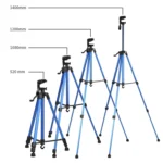 Portable Phone Live Selfie 3366 Tripod Stand DV SLR Camera Self-timer Full Light Bracket - Image 3
