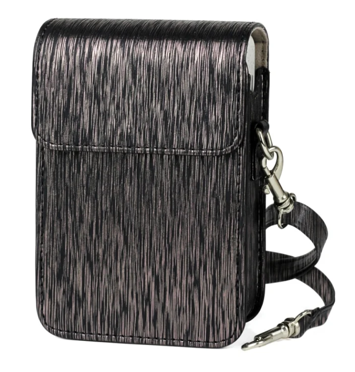 Richwell Brushed Camera Case PU Leather Case for Fujifilm Instax Mini Liplay Instant Camera