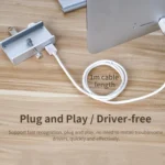 ORICO  MH4PU-P Aluminum Alloy 4 Port USB3.0 Clip-type HUB - Image 8