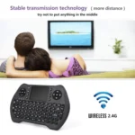 MT10 Fly Air Mouse 2.4GHz Mini Wireless Keyboard Multifunction Keyboard Fly Air Mouse - Image 4