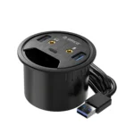 ORICO DESK-2U1C Desktop Power Grommet Multi-Function HUB - Image 2