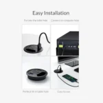ORICO DESK-2U1C Desktop Power Grommet Multi-Function HUB - Image 12