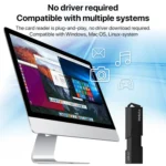 Lenovo D204 USB3.0 Two in One Card Reader - Image 4