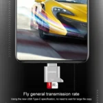 Lenovo D201 USB-C / Type-C To TF Card Reader - Image 12