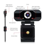 HD 1080P Webcam Built-in Microphone Smart Web Camera USB Streaming Beauty Live Camera for Computer Android TV - Image 9