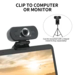 Full HD 1080P Web Camera With Noise Cancellation Microphone Skype Streaming Live Camera for Computer Android TV - Image 5