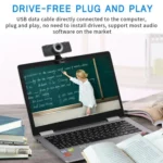 Gsou B18S HD Webcam Built-in Microphone Smart Web Camera USB Streaming Live Camera With Noise Cancellation - Image 15