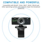 Gsou B18S HD Webcam Built-in Microphone Smart Web Camera USB Streaming Live Camera With Noise Cancellation - Image 4