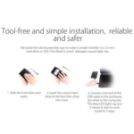 ORICO 2588US3-V1 2.5 inch USB3.0 Hard Drive Enclosure - Image 5