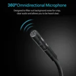 Mini Microphone Micro Voice Changer USB Gaming Condenser Microphone for Computer - Image 5