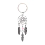 2 PCS Fashion Simple Dream Catcher Series Beads Keychain - Image 2