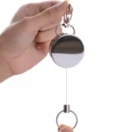 Resilience Steel Wire Rope Elastic Sporty Retractable Anti Lost Keychain - Image 2