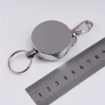 Resilience Steel Wire Rope Elastic Sporty Retractable Anti Lost Keychain - Image 3