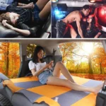 5cm Thick Inflatable Automatic SUV Car Inflatable Bed Travel Car Outdoor Air Mattress Bed Car Auto Sources Bed Travel Bed - Image 3