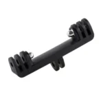Double Bracket with Screw Mount Adapter for GoPro Hero11 Black / HERO10 Black /9 Black /8 Black /7 /6 /5 /5 Session /4 Session /4 /3+ /3 /2 /1, DJI Osmo Action and Other Action Cameras - Image 4