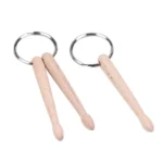 Mini Drumsticks Keychain Beech Drum Sticks Percussion Music Gift - Image 5